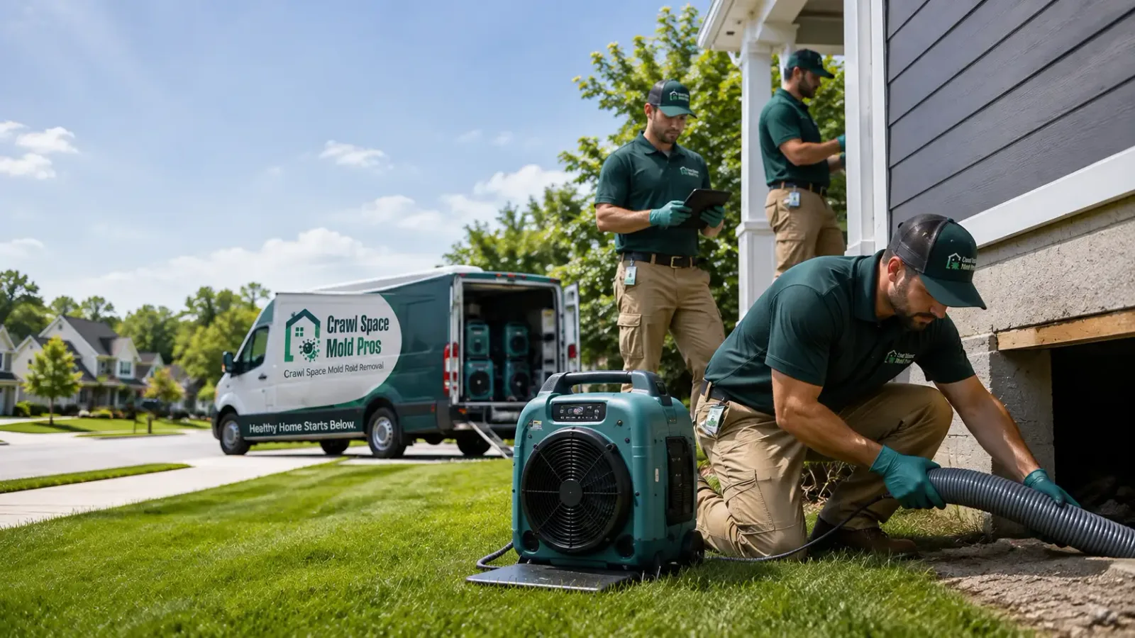Crawl Space Mold Removal in Twin Lake, MI